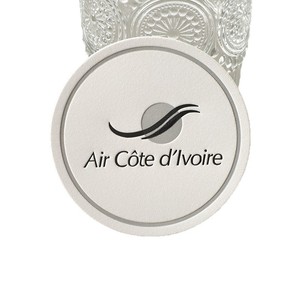 Posavasos de Papel Grueso con Logotipo Personalizado en Relieve de Primera Calidad - Product Image 3