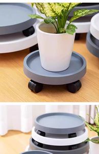 Soucoupes épaissies pour plantes mobiles avec roulettes, plateau récupérateur d'eau, base de pot de fleurs en résine robuste - Product Image 2