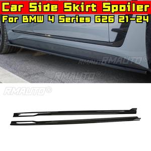 <b>Car</b> Side Skirt Lip Spoiler Extension <b>Diffuser</b> Guard <b>For</b> BMW 4 Series 4-Door G26 2021-2024 <b>Car</b> Side Skirt Splitter Apron - Product Image 2