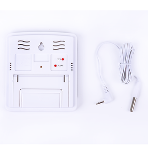 Higrômetro interno/exterior grande do termômetro do LCD de Digitas e relógio com cabo do sensor - Product Image 3