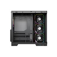 Boîtier d'ordinateur de bureau ATX de jeu personnalisé OEM de haute qualité, verre trempé tour moyenne, armoire d'ordinateur PC personnalisée