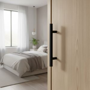 RONYU OEM Sampel Gratis Gagang Kabinet Baja Modern Warna Perunggu Gelap, Gagang & Kenop Furnitur, Tarikan Batang Solid untuk Dapur - Product Image 4