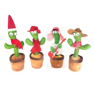 Juguete de flores de baile eléctrico suave <span class=keywords><strong>Cactus</strong></span> de baile cantando - Product Image 4