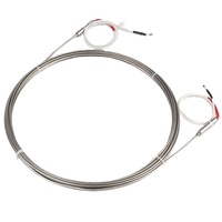 Sonde de température industrielle en acier inoxydable, capteur de température RTD, thermomètre à résistance en platine Pt100 Pt1000