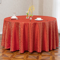 Nappes de Table Rondes en Jacquard de Noël en Gros pour Événements, Fêtes et Mariages