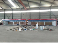 Cabine de peinture télescopique mobile de salle de peinture d'expansion avec les vêtements imperméables escamotables de PVC
