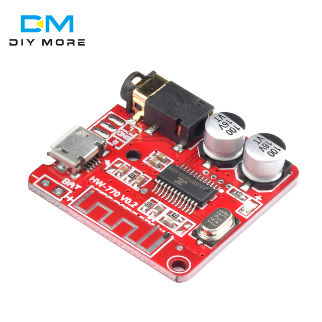 Mini 3.7V-5V Wireless 4.1 Audio Receiver MP3 Decoder Lossless Amplifier Module