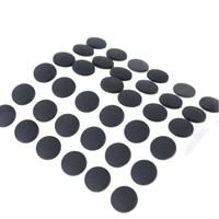 36 Almohadillas de Silicona Autoadhesivas Personalizadas, Antideslizantes y Antigolpes para Altavoces y Dispositivos de Audio, Tamaño 12.6*2.5mm