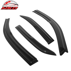 Convient pour Mitsubishi Lancer 02-07, visières de fenêtre en acrylique style Mugen, 4 pièces, protection contre la pluie - Product Image 4