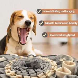 Alfombra de alimentación lenta con diseño de flores, tapete olfativo para perros que fomenta las habilidades naturales de búsqueda de alimentos, tapete interactivo para entrenamiento olfativo. - Product Image 6