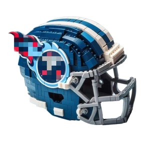 Set de Bloques de Construcción del Casco de Tennes Titan, <span class=keywords><strong>Modelo</strong></span> Coleccionable para Fanáticos, Regalo para Fans - Product Image 1