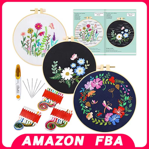 Kit de broderie pour débutants avec motif, nouveau kit de matériel, DIY fait main, arrivages européens, décoration brodée, <span class=keywords><strong>laine</strong></span> européenne, art populaire - Product Image 1