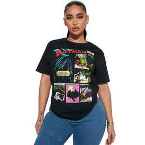 T-shirt estiva all'ingrosso produttore di abbigliamento personalizzato Streetwear in cotone semplice t-shirt da donna Plus-size abbigliamento da uomo - Product Image 2