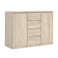 Table de toilette professionnelle personnalisée en chêne nordique moderne, 3 tiroirs, armoire de rangement pour chambre à coucher, écologique, autoportante