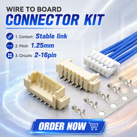 Faisceau de câbles automobile personnalisé, connecteur fil-circuit 1,25 mm, équivalent Molex PicoBlade, en stock, expédition rapide, vente en gros
