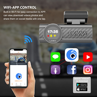 Mini caméra de tableau de bord haute définition sans fil 3K avec système de positionnement global de stationnement 24 heures GPS pour voitures Black Box DVR