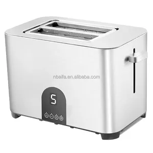 Aifa 4 Slice Toaster Factory Custom Stainless Steel Extra Wide Slot Bread Toaster