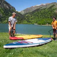 Planche à pagaie gonflable Hyper 381 cm Double chambre à air dériveur planche de surf pour croisière et accessoire de rafting