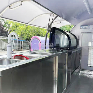 KIOSKO DE COMIDA pequeño personalizado, carrito de fibra de vidrio para comida, camión, hamburguesa, <span class=keywords><strong>Vans</strong></span>, remolque móvil para Cocina - Product Image 6