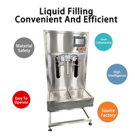 Huile alimentaire polyvalente 1000ml-25kg, lubrifiant de lavage, semi-automatique, moteur PLC, double buse, acier inoxydable de qualité alimentaire