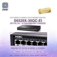 H3C S6520X-30QC-EI Switch de Agregación Empresarial de Capa 3 10G, 24x1/10G SFP+, 2x40G QSFP+, Apilable IRF, Red Modular para Centros de Datos