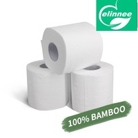Grossiste Rouleaux de papier toilette jetables jumbo doux 3 plis 100% pâte de bambou, qualité tissu bio 2 plis, tissus bio économiques