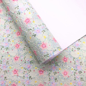 <span class=keywords><strong>Cuerina</strong></span> bordado Floral encaje malla grueso brillo cuero versátil para lazos sofá prendas textiles para el hogar vestidos tejidos - Product Image 2
