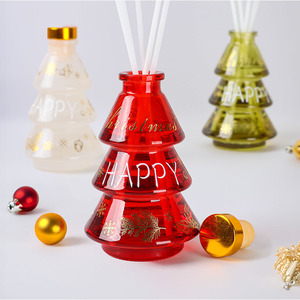 Pengharum Ruangan Natal Mewah dengan Botol Kaca 80ml Bebas Alkohol Bebas Timbal Minyak Wangi Dekorasi Tahan Lama 2 Bulan - Product Image 4