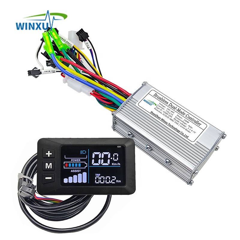 48v 350w Brushless Motor Controller With G51 Lcd Display For