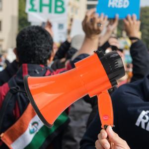 XC-888S पोर्टेबल मेगाफोन 20w पावर मेगाफोन लाउडस्पीकर प्लास्टिक हैंडहेल्ड मेगाफोन रिकॉर्ड ध्वनि लूप प्लेबैक अलार्म - Product Image 6