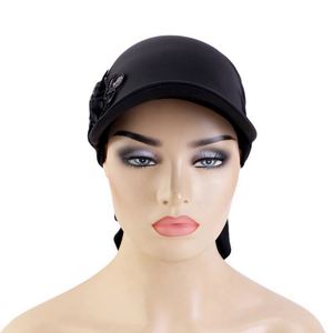 Wholesale Beauty Design Muslim Women Headscarf <b>Accessories</b> Solid Colors Hijab Headwraps Polyester Spandex All Seasons Custom - Product Image 4