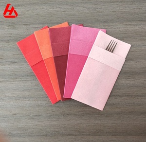 กระดาษเช็ดปากแบบมีสีกระดาษสำหรับ100% ทำจากเยื่อไม้แท้ออกแบบโลโก้ได้ตามต้องการ - Product Image 4