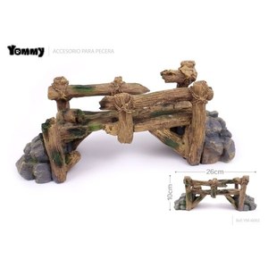 Puente de Resina para Decoración de Acuarios, Elegante Elemento Acuático para Acuarios Domésticos - Product Image 1