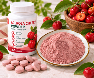 Poudre de <span class=keywords><strong>cerise</strong></span> Acerola Crownsea en vrac, poudre séchée par pulvérisation, formule personnalisée, poudre de <span class=keywords><strong>cerise</strong></span> Acerola - Product Image 3
