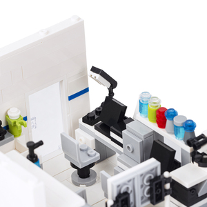 Set di Blocchi da Costruzione per Bambini <span class=keywords><strong>Serie</strong></span> Città con Decorazioni di Farmacia e Ospedale, Accessori per Giocattoli all'Ingrosso - Product Image 4