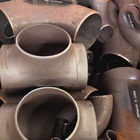 Coude sans soudure en acier au carbone ASTM A234 WPB 90 degrés à souder bout à bout ASME B16.9