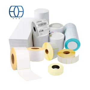 Factory Sales Any Size Custom Waterproof Thermal Printer Sticker Label Roll Paper 4x6