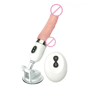 Vibrador realista Vibradores para Mulheres Dildos Brinquedos Sexuais Aquecimento Dick Controle Remoto Penis Vibrador Telescópico Dildo Anal Sex Machine