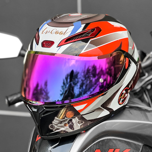 Nuevo <span class=keywords><strong>Casco</strong></span> de Motocicleta de ABS Integral con Doble Visor para Motocross Certificado por el DOT Fabricante de Cascos para Moto - Product Image 1