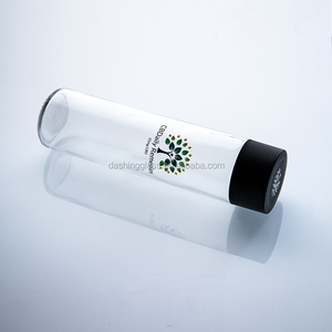 Bouteille d'eau en verre réutilisable bon marché de vente chaude Bouteilles d'eau en verre à haute teneur en borosilicate avec couvercle - Product Image 4