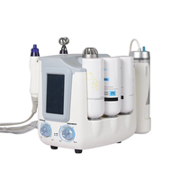 Appareil professionnel 3-en-1 Aqua H2 Hydrogen Peel Dermabrasion Water Jet pour le nettoyage du visage, l'élimination des rides et l'oxygénation, en acier inoxydable