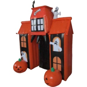 Decoraciones Casa embrujada personalizada Calabaza Fantasma Puerta inflable Patio al aire libre Accesorios de diseño de Halloween - Product Image 6