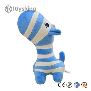 Peluche Zèbre - Jouet en Peluche Faune Africaine, Animal de Zoo Doux et Cadeau d'Anniversaire pour Enfants - Product Image 3