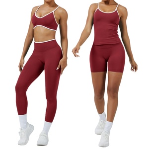 <span class=keywords><strong>Abbigliamento</strong></span> da Yoga <span class=keywords><strong>aderente</strong></span> <span class=keywords><strong>aderente</strong></span> sportivo con chiusura a colori a colori da donna <span class=keywords><strong>abbigliamento</strong></span> da Yoga sportivo da corsa ad asciugatura rapida - Product Image 1