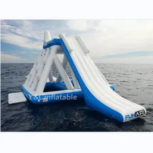 चीन के लिए वयस्क के लिए विशाल inflatable पानी स्लाइड inflatable पानी स्लाइड में-जमीन पूल