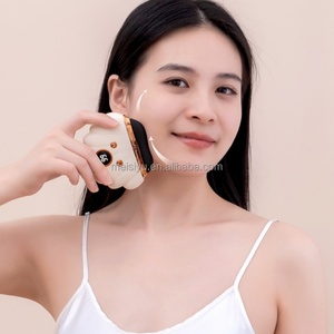 เครื่องนวดหน้าแบบพกพา 3 ระดับการสั่นสะเทือน ช่วยลดเลือนริ้วรอย เครื่องมือเสริมความงามไฟฟ้า กัวซา ขูดหน้า ยกกระชับใบหน้าและลำคอ - Product Image 3