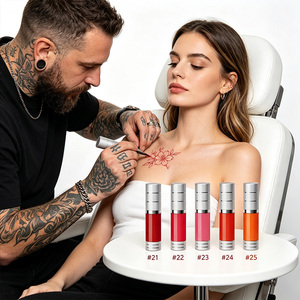 Pigment semi-permanent riche et saturé pour sourcils et lèvres, crème légère naturelle, application fluide, sans transfert, doux, à base de plantes, multicolore - Product Image 5