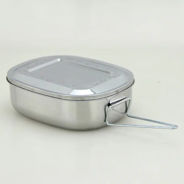 Manufacturer food container children's tiffin box stainless steel lunch box with compartment