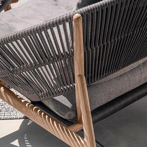 Ensemble de canapé en rotin d'extérieur, chaise en bois de <span class=keywords><strong>jardin</strong></span>, chaise longue de piscine, canapé résistant aux UV avec <span class=keywords><strong>housse</strong></span> de <span class=keywords><strong>coussin</strong></span> amovible - Product Image 5