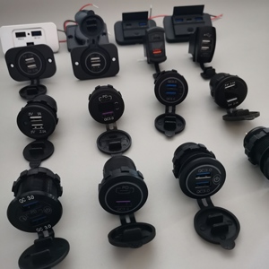 Xe buýt Phụ Kiện Xe buýt Xe Tải xe di động điện thoại di động sạc nhanh kép C và cổng USB ổ cắm - Product Image 6